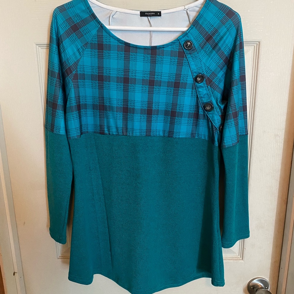 Reborn Turquoise Tunic